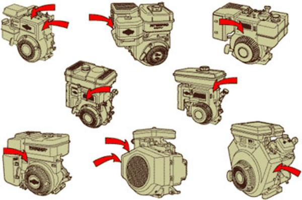 Product picture Lawnmower engine series 775 model 110000